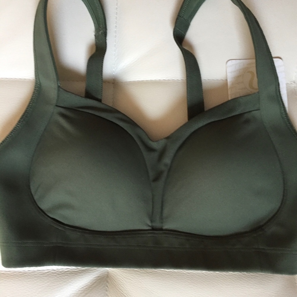 NWT LULULEMON TA TA TAMER III BARRACKS GREEN 32 DD - Picture 3 of 7